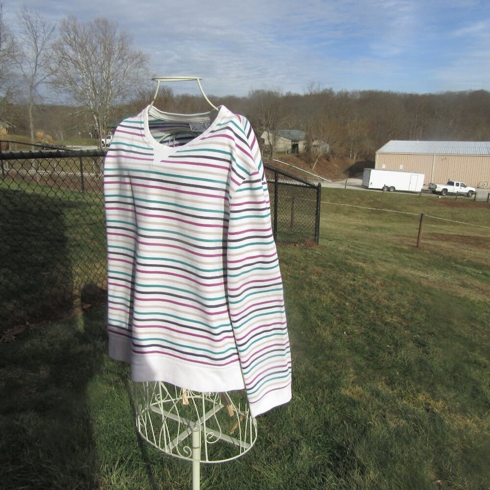 vintage sweat shirt size Pl/ kim roger shirt